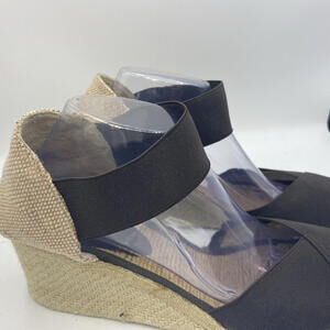 Lauren Ralph Lauren Sandals Women’s Size 11 b Charla Strap Espadrille Wedge Heel